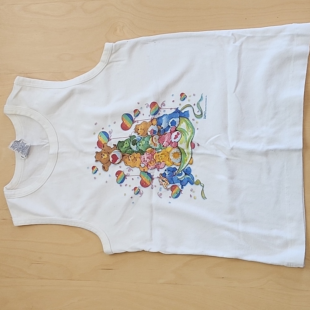 Care Bears large white tank top